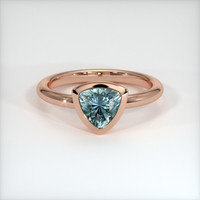 1.34 Ct. Sapphire Ring, 14K Rose Gold 1